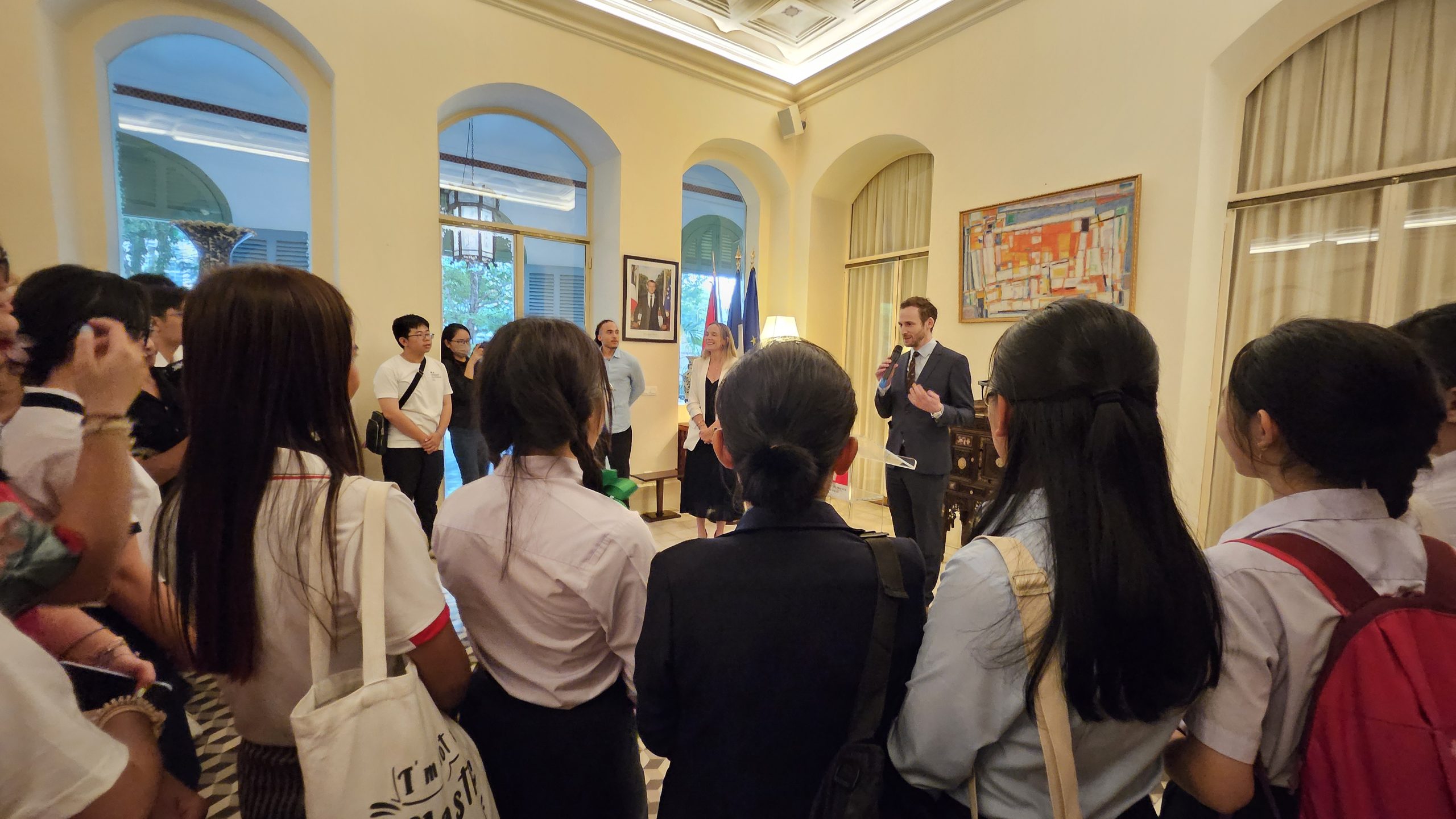 Accueil par le Consulat général de France des «ambassadeurs verts» du Vietnam, du Laos et du Cambodge