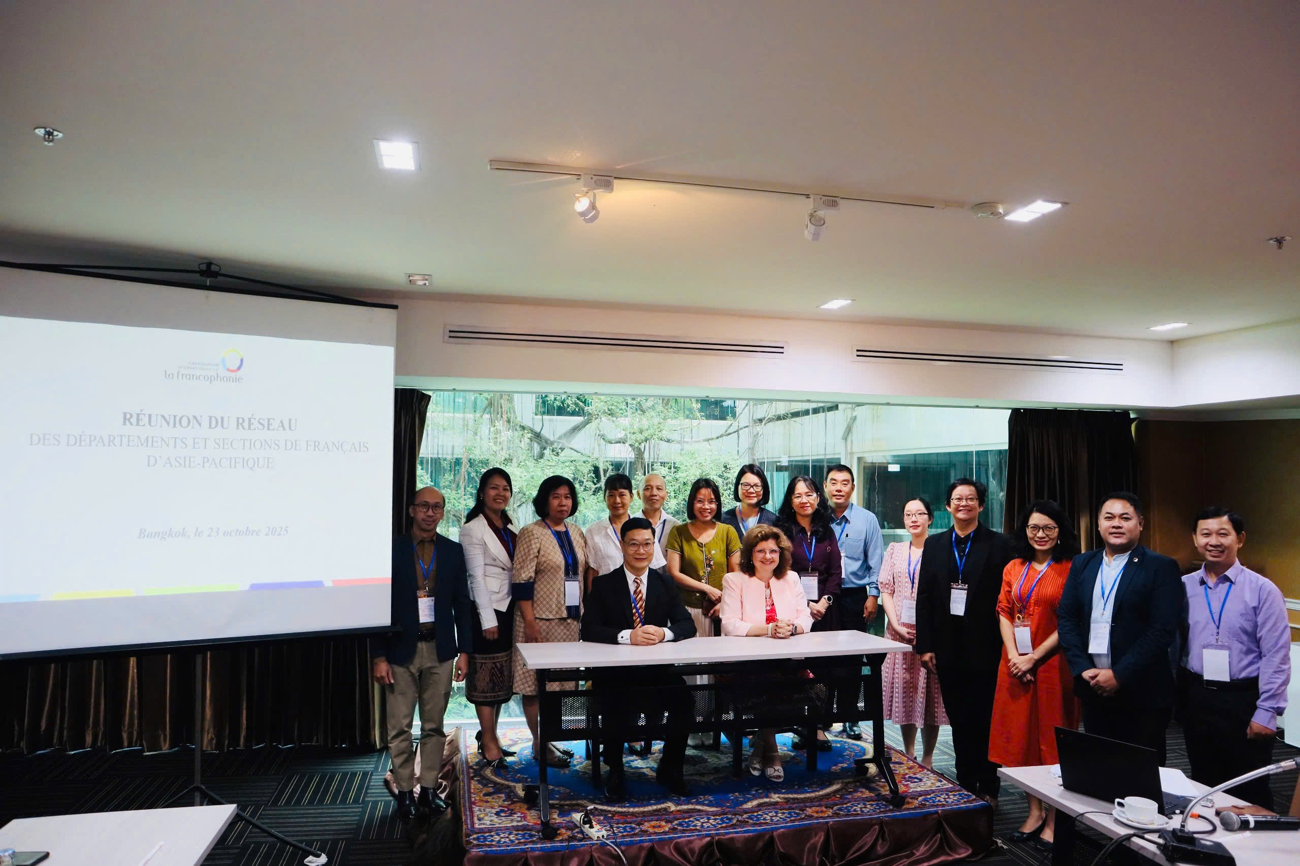 Réunion du réseau des départements de français d’Asie-Pacifique : une dynamique renforcée au service du français