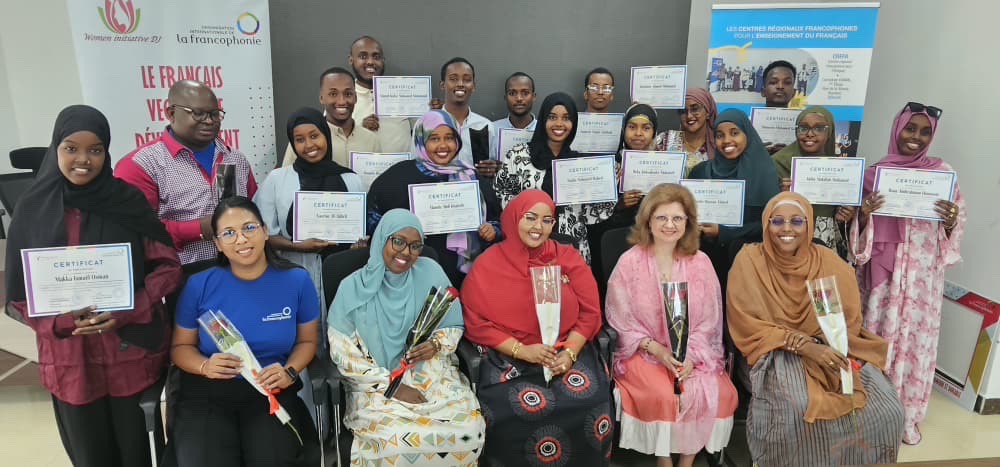 Djibouti : cérémonie de clôture de la formation « Le français, vecteur de développement économique et durable »