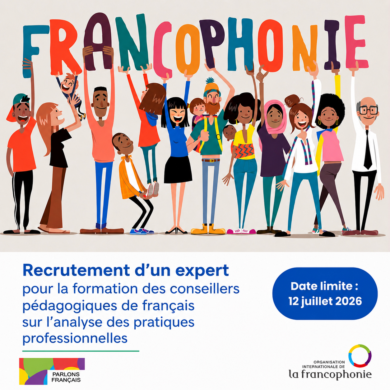 Consultation formalisée: Recrutement d’un expert pour la formation des conseillers pédagogiques de français sur l’analyse des pratiques professionnelles