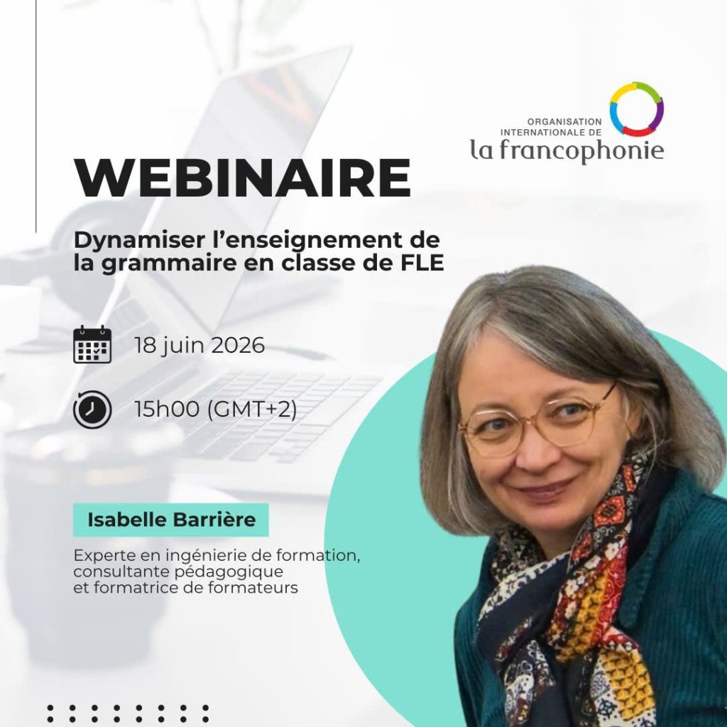 WEBINAIRE 24 DES PROFS DE FLE : LA GRAMMAIRE